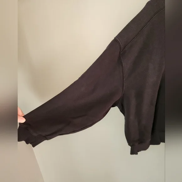 Nuuds Black Crewneck Sweatshirt Women's Size Large - Picture 3 of 10